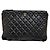 Chanel Clutch con dettaglio a catena Nero