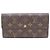 Louis Vuitton Sarah Long Wallet aus Monogram Canvas