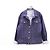 Dior Blouson in denim di cotone Oblique Low Blue Jacket