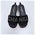 Chanel Sandali pantofole in tweed da donna Nero - vista 6