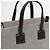 Burberry Freya Mini Two-Tone Canvas Leather Tote Bag Schwarz - Ansicht 5
