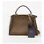 Fendi Borsa a Tracolla Tote Peekaboo Medium Marrone - vista 10
