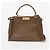 Fendi Borsa a Tracolla Tote Peekaboo Medium Marrone - vista 4