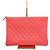 Chanel Clutch Pouch Large Classica in Caviar con Logo CC