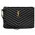 Autre Marque Clutch Monogram SAINT LAURENT in pelle di vitello