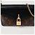 Louis Vuitton Borsa crossbody nera con lucchetto sulla tracolla - vista 2