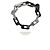 Louis Vuitton Bracciale a catena Monogram Nero Argento