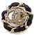 Chanel Orecchini CC Crystal Lambskin Strass Season - vista 2