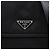 Prada Borsa a tracolla imbottita in nylon nera - vista 3