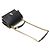 Fendi Black Calfskin Can Eye Medium - vista 3