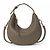 Borsa a spalla Céline in pelle marrone grigio - vista 2