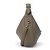 Borsa a spalla Céline in pelle marrone grigio - vista 3