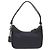 Prada Mini borsa tote e borsa a tracolla in pelle Saffiano nera con logo triangolo dorato e tracolla - vista 3