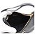 Prada Mini borsa tote e borsa a tracolla in pelle Saffiano nera con logo triangolo dorato e tracolla - vista 8
