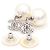 Chanel Pearl Drop Ohrringe Silber - Ansicht 4