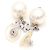 Chanel Pearl Drop Ohrringe Silber - Ansicht 5