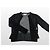 Thom Browne Seidener transparenter Cardigan mit Rundhalsausschnitt Schwarz Größe - Ansicht 2