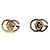 Gucci Double Detail Stecker-Ohrringe