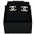 Chanel Orecchini in perle e cristalli con logo CC - vista 2