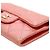 Chanel Tarjetero de piel caviar rosa - vista 5