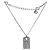 Dior Pulsera de plata Cubic Plate