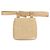 Chanel CC Gürteltasche Beige Leder