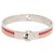 Fendi Bracciale Rigido FF Rosa Argento - vista 3