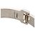 Fendi Bracciale Rigido FF Rosa Argento - vista 5