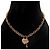 Dior Collana Cuore Cubic con Lucchetto e Chiave Oro - vista 5