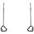 Tiffany & Co Pendientes Open Heart de plata
