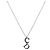 Dior Vertical CD Silver Halskette