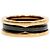 Anello Bulgari B.Zero1 in ceramica nero e oro - vista 3