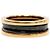 Anello Bulgari B.Zero1 in ceramica nero e oro - vista 4