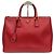 Prada Saffiano Lux Red Tote Bag