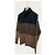 Moncler Strickpullover mit Rollkragen und Logo-Streifen in Green Beige - Ansicht 2