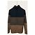 Moncler Strickpullover mit Rollkragen und Logo-Streifen in Green Beige - Ansicht 4