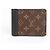 Louis Vuitton Portafoglio Multiple Monogram Macassar - vista 2