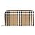 Burberry Cartera Zip Round de piel Check