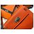 Hermès Cartera Kelly Compact Pocket Orange Silver-tone - vista 5