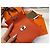 Hermès Cartera Kelly Compact Pocket Orange Silver-tone - vista 7
