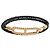 Hermès Bracciale Roulis Double Tour da donna in pelle Gold Noir - vista 2
