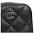 Chanel Borsa a tracolla porta-cellulare Caviar iridescent nero - vista 8