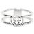 Gucci Anello intrecciato in argento