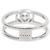 Gucci Anello intrecciato in argento - vista 3
