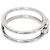 Gucci Anello intrecciato in argento - vista 4