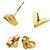 Louis Vuitton Pendientes Essential Gold - vista 4