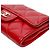 Chanel Tarjetero de piel caviar roja - vista 6