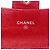 Chanel Tarjetero de piel caviar roja - vista 8