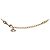 Dior Collar Placa Cubic Dorado - vista 4