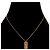 Dior Collar Placa Cubic Dorado - vista 5